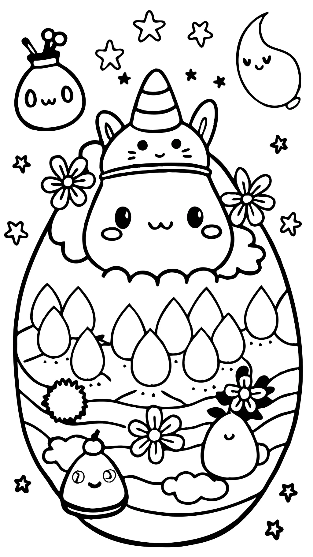 Página para colorear de SquishMallows